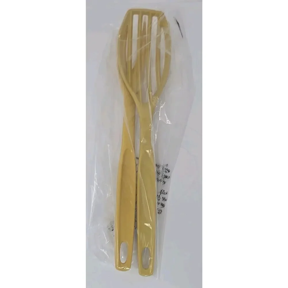 Vintage FOLEY Whisk Nylon Slotted Off White Spoon Blender Whip Strainer 11”‎ U57